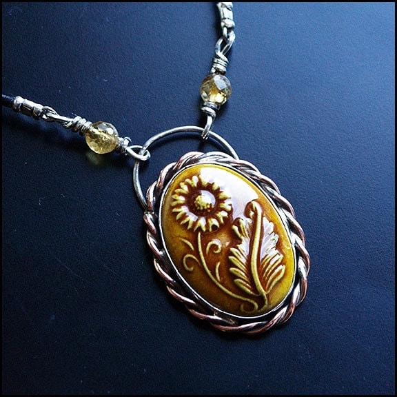 In Der Sonne... - Sterling Silber Halskette In Der Sonne... - Sterling Silber Halskette von Plysperk