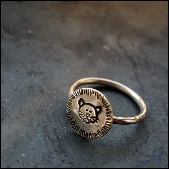Katzen Ring - Sterling Silber Katzen Ring - Sterling Silber von Plysperk