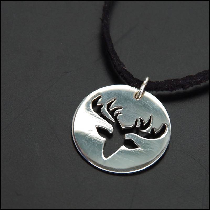 Rotwild - Sterling Silber Anhänger Rotwild - Sterling Silber Anhänger von Plysperk