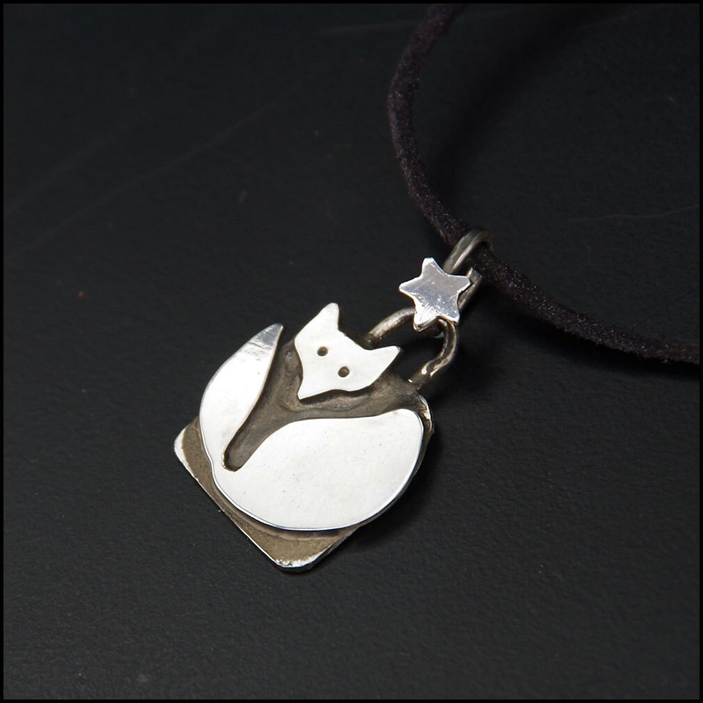 Unter Dem Stern - Sterling Silver Fox Anhänger Unter Dem Stern - Sterling Silver Fox Anhänger von Plysperk