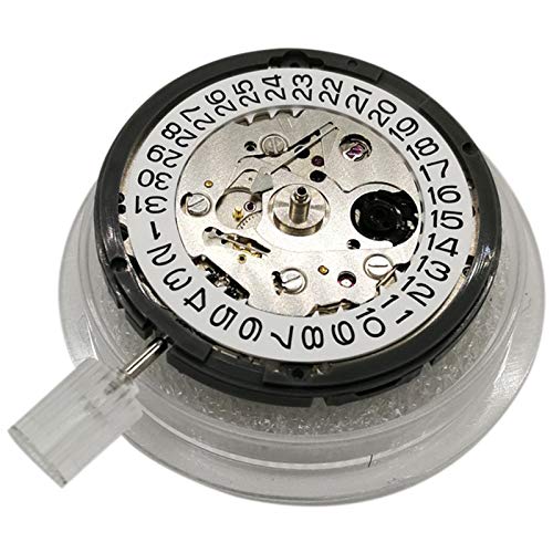 Pmandgk NH35 Tag Datum Set Hohe Genauigkeit Automatik Mechanische Uhr Handgelenk, silber von Pmandgk