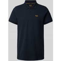 PME Legend Regular Fit Poloshirt mit Label-Patch Modell 'TRACKWAY' in Marine, Größe M von PME Legend