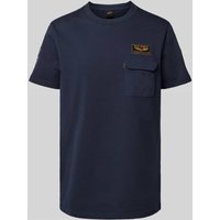 PME Legend T-Shirt mit Brusttasche in Marine, Größe M von PME Legend