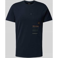 PME Legend T-Shirt mit Label-Print in Marine, Größe XXL von PME Legend