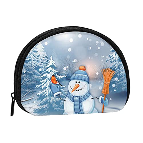 Kiwi Wassermelone Mini-Münzgeldbörse, Geldbörse, Reißverschluss, Geldtasche für Damen, Mädchen, Kinder, Hardworking Snowman, Einheitsgröße, Münztasche von Pmnnerefaq