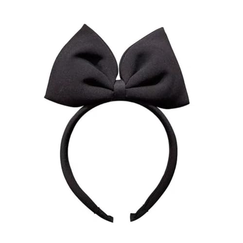 Extragroß Schleife Haarreif Stirnband Tüllschleife Haarband Große Größen Bow Haarschmuck Haarschleife Haarreifen für Frauen Mädchen Make-up Foto Partys Cosplay Halloween Fasching Karneval Weiß von Pmnzdy