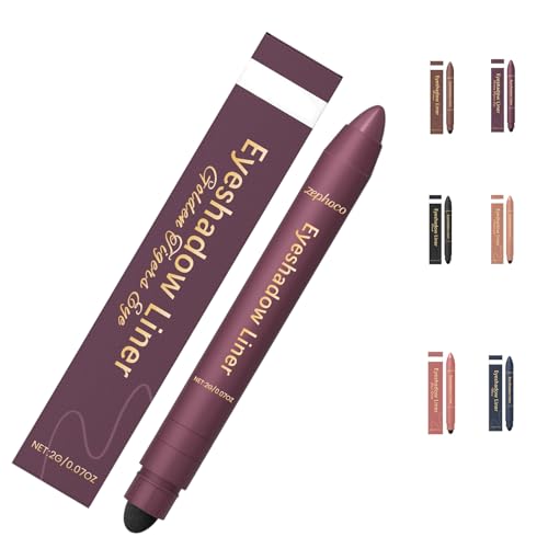 Chiura Shadow Liner 2in 1 Eyeliner Eyeshadow, Smooth and Easy to Color Waterproof & Smudge-Proof Eye Shadow Cream Pen Inelaborate All-Day Wear Glides Smoothly (Rose Gold) von Pnedeodm