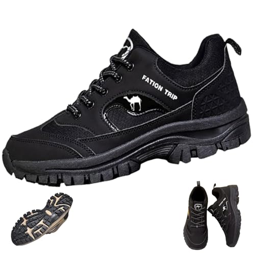 Orthotrip - Ergonomische Schmerzlindernde Komfortschuhe, Ortho Trip Schuhe Herren, Atmungsaktive Orthotrip-Schuhe FüR Outdoor und Freizeit (Schwarz, Erwachsene, 46, Numerisch, EU Schuhgrößensystem, M) Orthotrip - Ergonomische Schmerzlindernde Komfortschuhe, Ortho Trip Schuhe Herren, Atmungsaktive Orthotrip-Schuhe FüR Outdoor und Freizeit (Schwarz, Erwachsene, 46, Numerisch, EU Schuhgrößensystem, M) von Pnedeodm