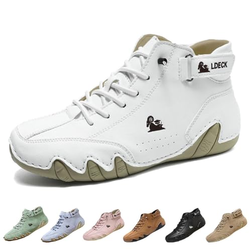 Pnedeodm 2025 New Alpaca Barfuss Schuhe Damen, Alpaca Hallux – Ergonomische & Schmerzlindernde Hallux Valgus Leder-Barfußschuhe (D, Erwachsene, 40, Numerisch, EU Schuhgrößensystem, M) von Pnedeodm