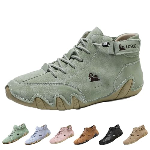 Pnedeodm 2025 New Alpaca Barfuss Schuhe Damen, Alpaca Hallux – Ergonomische & Schmerzlindernde Hallux Valgus Leder-Barfußschuhe (I, Erwachsene, 41, Numerisch, EU Schuhgrößensystem, M) von Pnedeodm