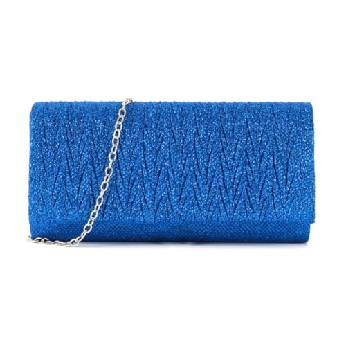Pnuokn Taschen für Damen, vielseitige Glitzer-Umschlag-Geldbörse, schicke Abendtasche, Schultertaschen, Handtasche für Hochzeit, Braut, Abschlussball, Cocktail-Party, blau Pnuokn Taschen für Damen, vielseitige Glitzer-Umschlag-Geldbörse, schicke Abendtasche, Schultertaschen, Handtasche für Hochzeit, Braut, Abschlussball, Cocktail-Party, blau von Pnuokn