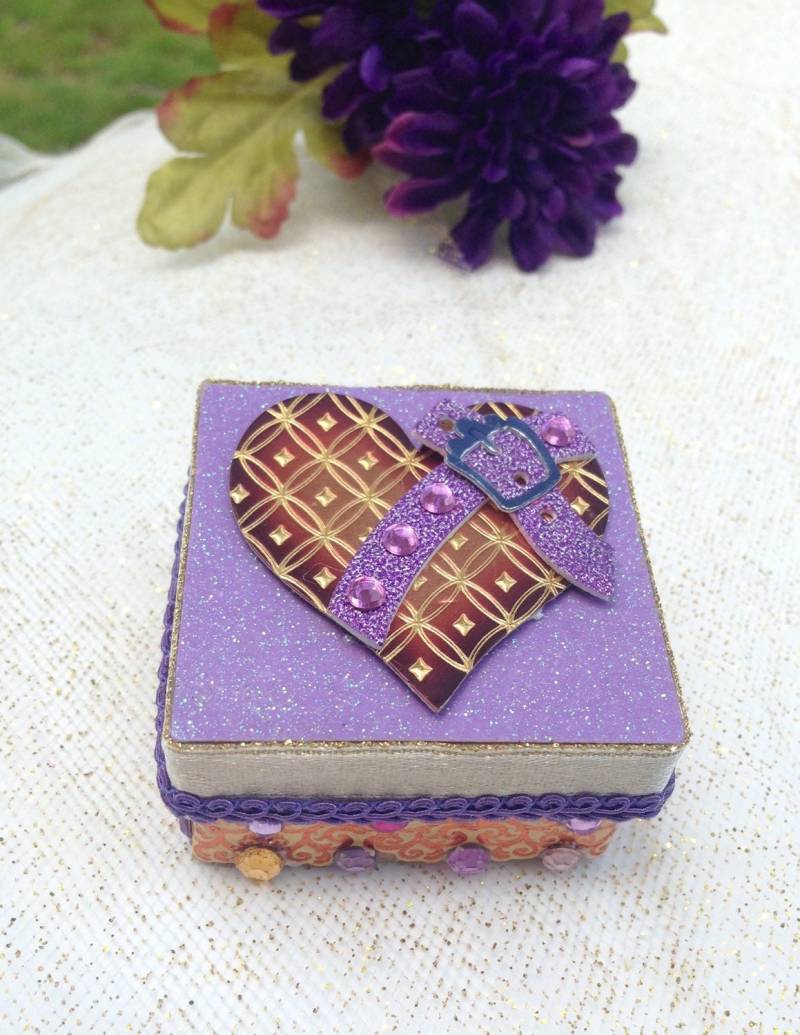 Ringschatulle Steampunk Herz Personalisierte Schmuckschatulle von PoZiDesigns