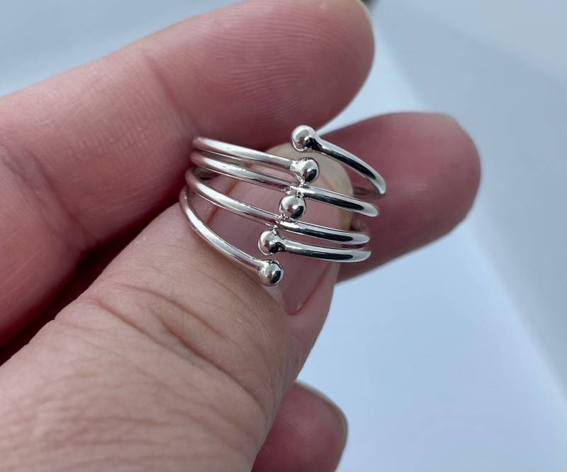 sterling Silber Boho Ring-statement Schmuck-Unikat Ring von PoaJewels
