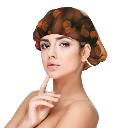 Süßer Pudel, Satin-Schlafmütze für Erwachsene – Elastische Schlafhaube für Damen, verstellbare Haarabdeckung für die Nacht von Poadnly