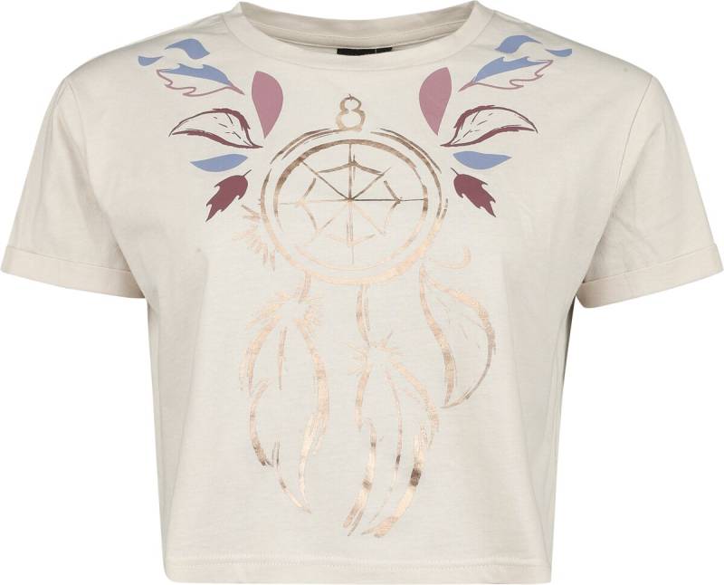 Pocahontas - Disney T-Shirt - Disney Princess - Picnic Collection - Pocahontas - XXL - für Damen - Größe XXL - beige meliert  - EMP exklusives von Pocahontas