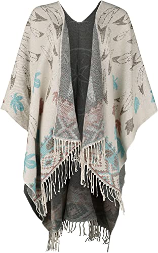 Pocahontas Wind & Leaves Frauen Cardigan Multicolor von Pocahontas