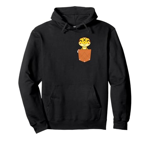 Niedlicher Leoparden-Gecko in der Tasche für Kinder und Kleinkinder Pullover Hoodie von Pocket Leopard Gecko Cute Animal Lover Kids
