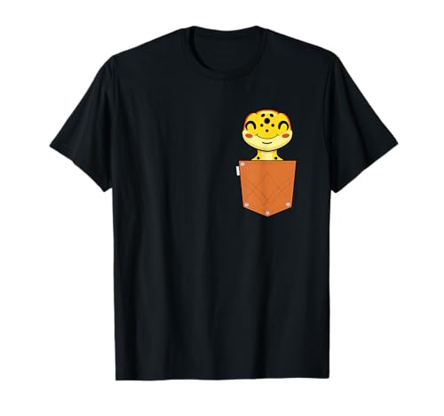 Niedlicher Leoparden-Gecko in der Tasche für Kinder und Kleinkinder T-Shirt von Pocket Leopard Gecko Cute Animal Lover Kids