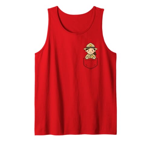 Süßes Mädchen Forest Scout Pocket Pal Lustige Nature Ranger Patrol Tank Top Süßes Mädchen Forest Scout Pocket Pal Lustige Nature Ranger Patrol Tank Top von Pocket Nature Scout Funny Forest Trail Adventure