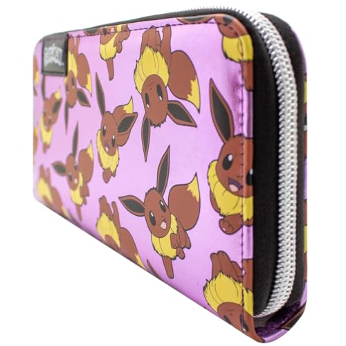 Glänzend Verspielt Niedlich Mehrere Formen Evolution Portemonnaie Clutch Münztasche & Kartenhalter, Lila von PocketGear