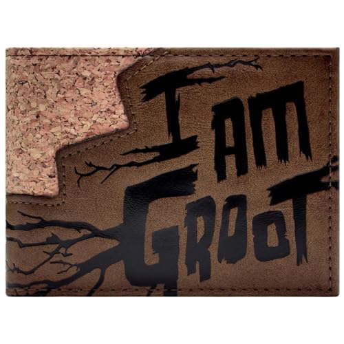 PocketGear Guardians I Am Groot of The Galaxy Wurzeln Geldbörse Bi-Fold ID & Kartenhalter, Braun von PocketGear