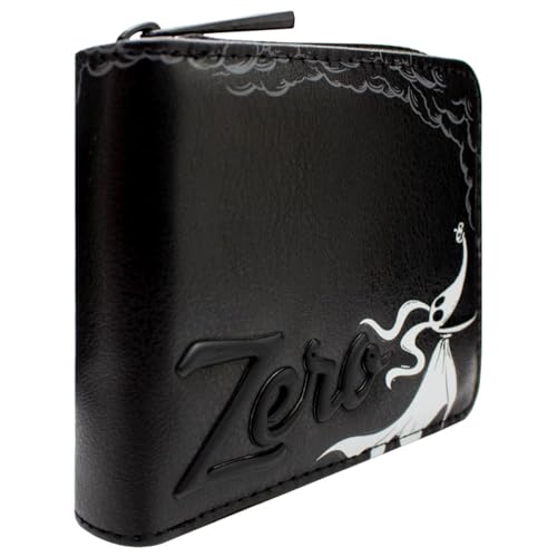 Zero Nightmare Before Geist-Hund Christmas Kürbisse Portemonnaie Bi-Fold Münzfach & Kartenhalter, Schwarz von PocketGear