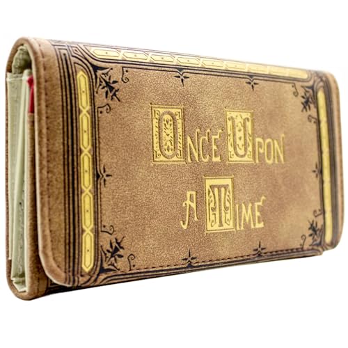 Once Upon a Time Märchen Mittelalterliche Schriftrolle Portemonnaie/Geldbörse Tri-Fold Münzfach & Kartenhalter, Braun von PocketMerch