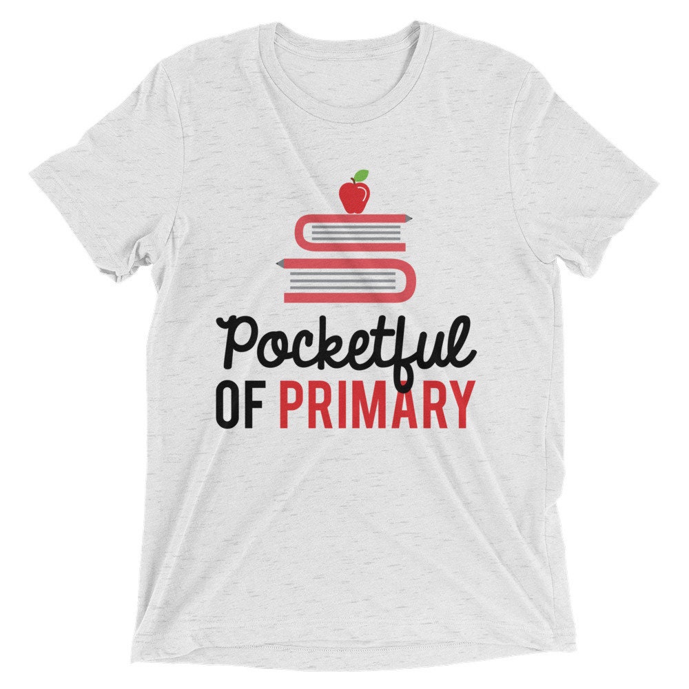 Weiße Tasche Voll Primäre Logo Unisex Kurzarm T-Shirt Weiße Tasche Voll Primäre Logo Unisex Kurzarm T-Shirt von PocketfulofPrimary