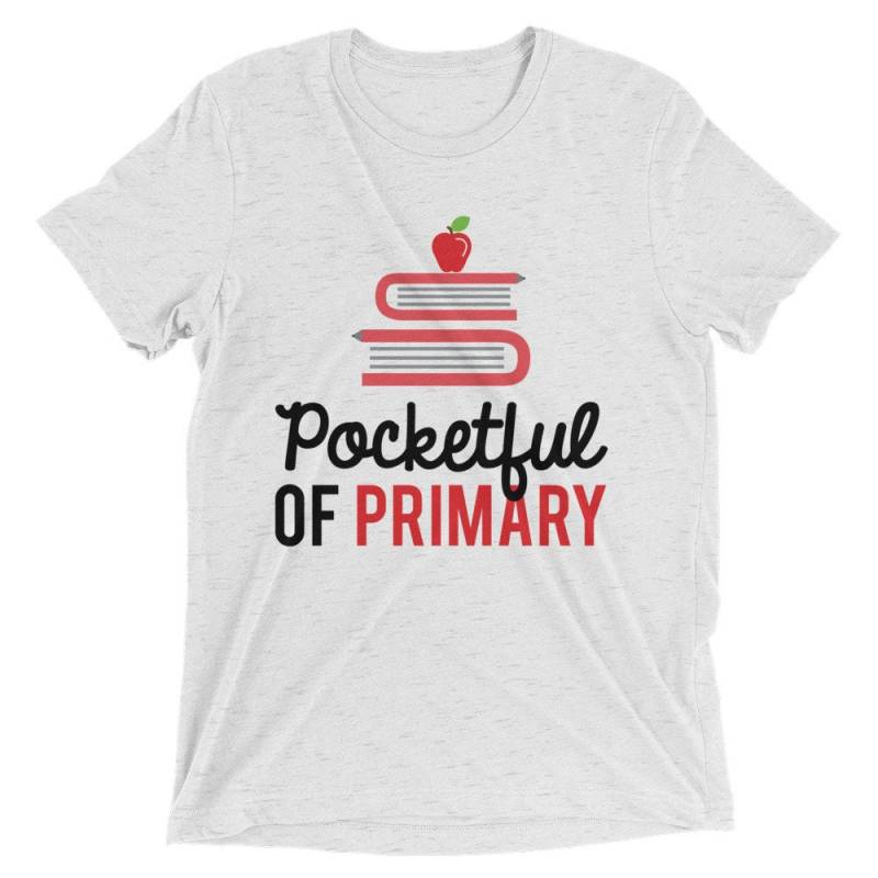 Weiße Tasche Voll Primäre Logo Unisex Kurzarm T-Shirt Weiße Tasche Voll Primäre Logo Unisex Kurzarm T-Shirt von PocketfulofPrimary