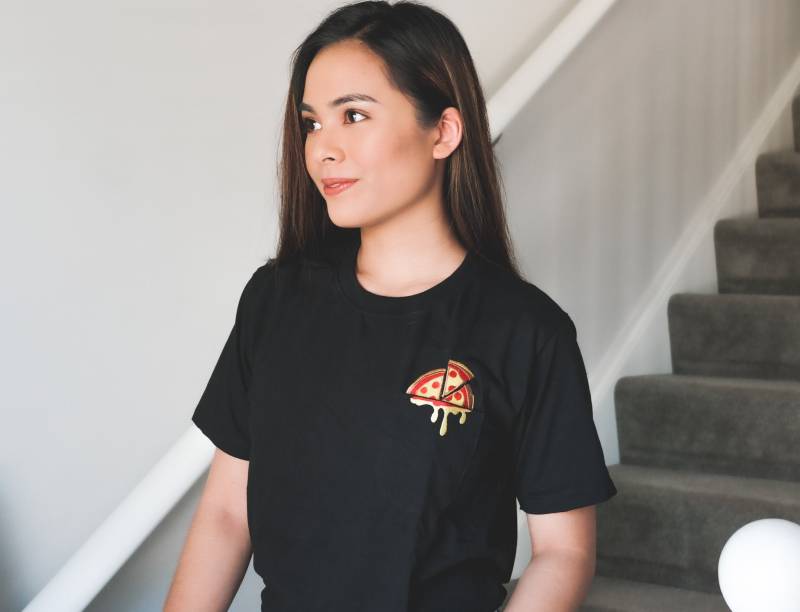 Pizzatasche T-Shirt | Bestickt von PocketiShop