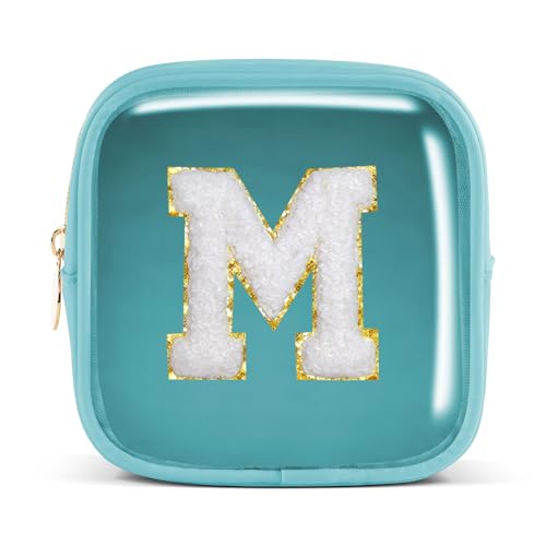 Pocmimut Personalisierte Make-up-Tasche, Kosmetiktasche, Kulturbeutel für Mutter, Frau, Lehrer, 18. Geburtstag, Geschenk für Mädchen, A, Mini-Blau, Mini, Größe M: von Pocmimut