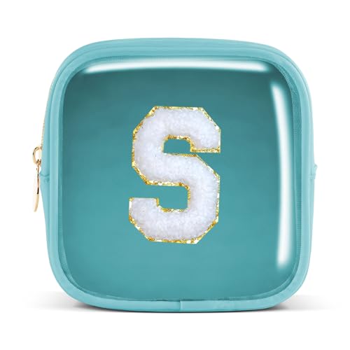 Pocmimut Personalisierte Make-up-Tasche, Kosmetiktasche, Kulturbeutel für Mutter, Frau, Lehrer, 18. Geburtstag, Geschenk für Mädchen, A, Mini-Blau, Mini, Größe S: von Pocmimut