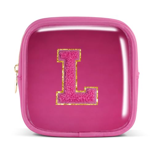 Pocmimut Personalisierte Make-up-Tasche, Kosmetiktasche, Kulturbeutel für Mutter, Frau, Lehrer, 18. Geburtstag, Geschenk für Mädchen, A, Mini-Magenta, Mini, Größe L: von Pocmimut