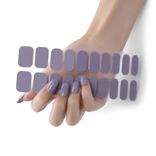 20 Stück Selbstklebende Nagelfolien Nagel Gel Lackstreifen Vollständige Wraps Nagellack Aufkleber Gel Nagelstreifen Gel Nagelaufkleber von Pocoiau