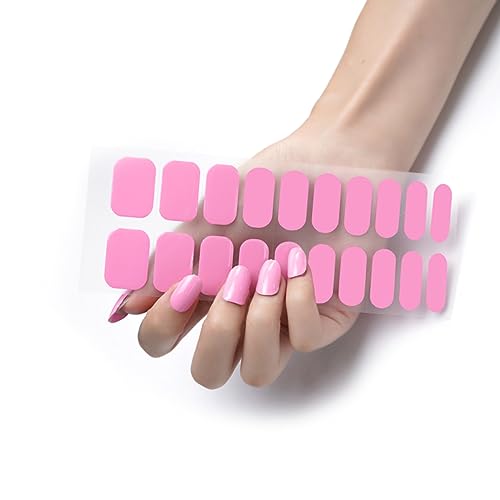 20 Stück Selbstklebende Nagelfolien Nagel Gel Lackstreifen Vollständige Wraps Nagellack Aufkleber Gel Nagelstreifen Gel Nagelaufkleber von Pocoiau