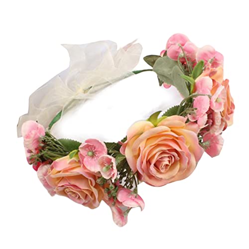 Blumenstirnbänder für Damen, Brautblumenkronen für Hochzeit, Blumenkronen, Haarkranz, Brautschmuck, Blumenstirnbänder von Pocoiau