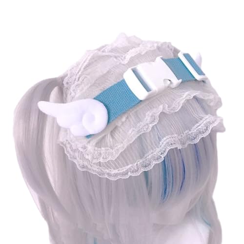 Cosplay Mädchen Spitze Kopfbedeckung Zubehör Band Stirnband Spitze Blume Kopfbedeckung Haarschmuck Mädchen Geschenke von Pocoiau
