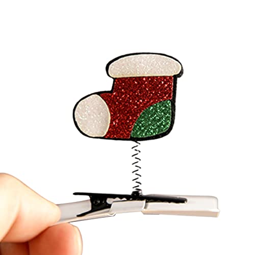 Haarspange mit Zuckerstangen-Motiv, Elchbaum, Weihnachtsgeschenk, Entenschnabel-Clip, Weihnachtsmann-Haarnadel, Feiertags-Kopfbedeckung Haarspange mit Zuckerstangen-Motiv, Elchbaum, Weihnachtsgeschenk, Entenschnabel-Clip, Weihnachtsmann-Haarnadel, Feiertags-Kopfbedeckung von Pocoiau