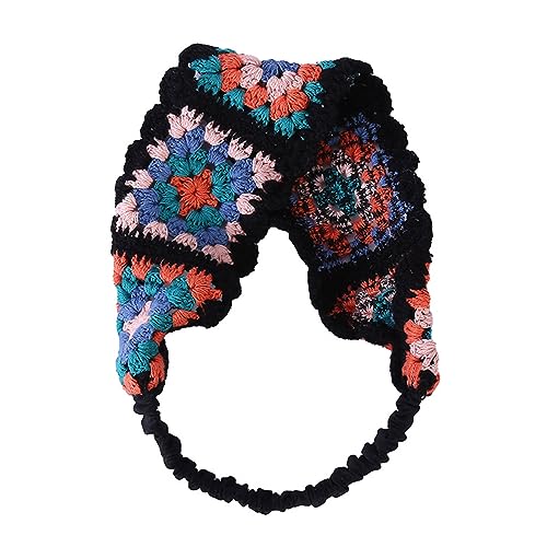 Häkel-Stirnband, hohles Kopftuch mit dehnbarem Haarseil, ethnisches Blumenmuster, Turban für Mädchen, Foto-Requisiten Häkel-Stirnband, hohles Kopftuch mit dehnbarem Haarseil, ethnisches Blumenmuster, Turban für Mädchen, Foto-Requisiten von Pocoiau