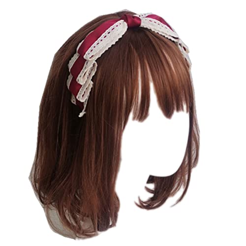 Japanische Stirnband Spitze Bowknot Hair Hoop Headwear Haarnadel Kopfschmuck Haarzubehör Zum Geburtstag Japanische Stirnband Spitze Bowknot Hair Hoop Headwear Haarnadel Kopfschmuck Haarzubehör Zum Geburtstag von Pocoiau