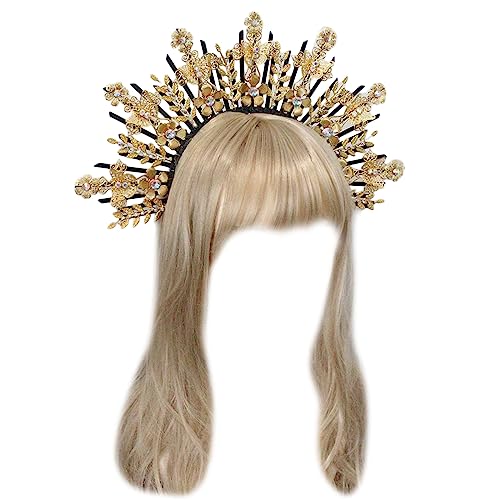 Kristall-Haarreifen im Vintage-Stil, Haarschmuck für Hochzeit, Stirnband, Brautfoto-Requisiten von Pocoiau