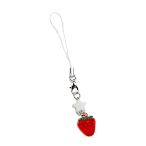 Modischer Acryl-Frucht-Stern-Anhänger Süßes Handyband Tasche Dekoration Tragbares Umhängeband für Mädchen und Frauen Modischer Acryl-Frucht-Stern-Anhänger Süßes Handyband Tasche Dekoration Tragbares Umhängeband für Mädchen und Frauen von Pocoiau