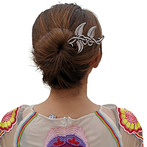 Optionale Damen-Haarspange aus Metall, für Hochzeit, Alltag von Pocoiau