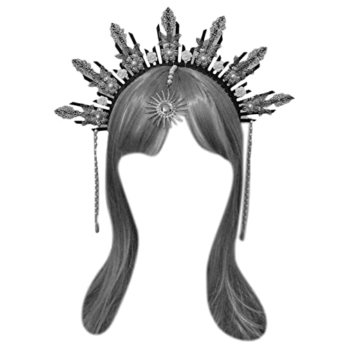 Perlen-Haarreifen im Vintage-Stil, Haarschmuck für Hochzeit, Stirnband, Brautfoto-Requisiten von Pocoiau