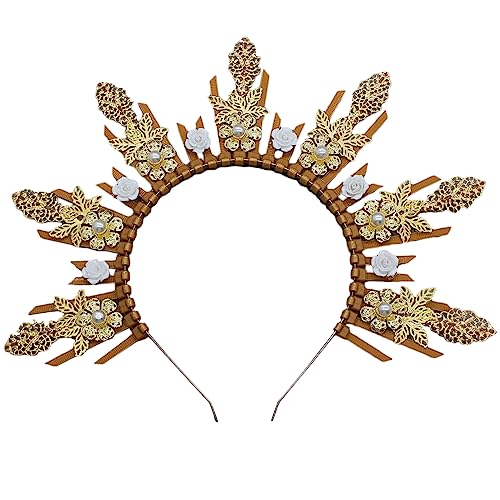 Perlen-Haarreifen im Vintage-Stil, Haarschmuck für Hochzeit, Stirnband, Brautfoto-Requisiten von Pocoiau