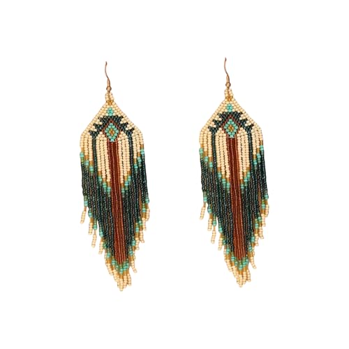 Perlen Quasten Ohrringe Handgefertigtes Glasperlen Vintage Blumen Ohr Ohr Schmuckzubehör Für Frauen Handgefertigtes Multistrand Perlenohrringe Perlen Quasten Ohrringe Handgefertigtes Glasperlen Vintage Blumen Ohr Ohr Schmuckzubehör Für Frauen Handgefertigtes Multistrand Perlenohrringe von Pocoiau