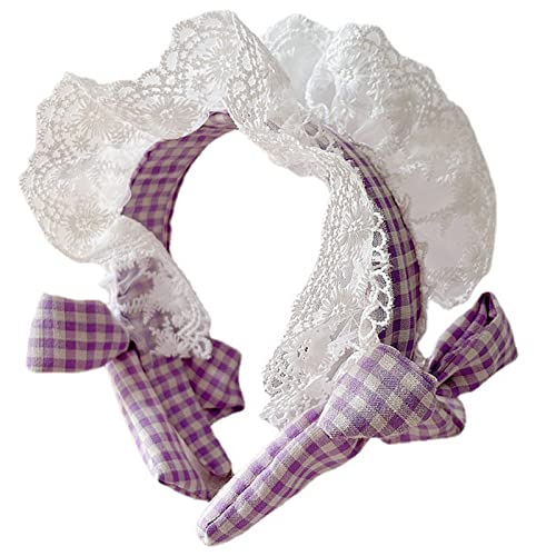 Plissierte Schnürsenkel für Mädchen, mit elegantem Schleifen-Stirnband, mehrfarbig, Make-up, Waschen, Gesicht, Haarreif, Weihnachtsfeier, Kopfschmuck Plissierte Schnürsenkel für Mädchen, mit elegantem Schleifen-Stirnband, mehrfarbig, Make-up, Waschen, Gesicht, Haarreif, Weihnachtsfeier, Kopfschmuck von Pocoiau