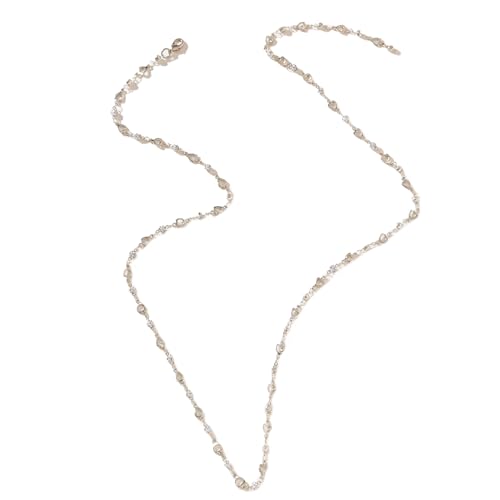 Pocoiau Auffällige Farbenfrohe Kristall Halskette Strasssteine ​​Lange Quasten Choker Für Stilvolle Damen Handgefertigtes Party Accessoire von Pocoiau
