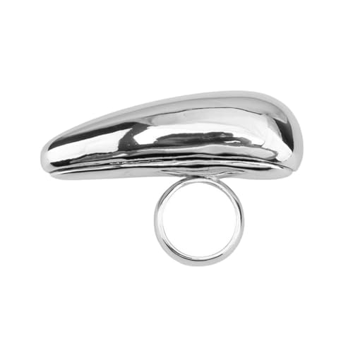 Pocoiau Einzigartige Fingerringe Verstellbare Ringe Tränenvertropfen Öffnungsringe Übertriebene Fingerringe Auffällige Fingerschmuck von Pocoiau