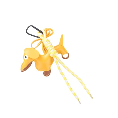 Pocoiau Einzigartige Stile Dackel Dackel Keychain Charm Anhänger Robuste PU Ledermaterialien Accessoire Für Tägliche Verwendung Stilvoller Outfits von Pocoiau